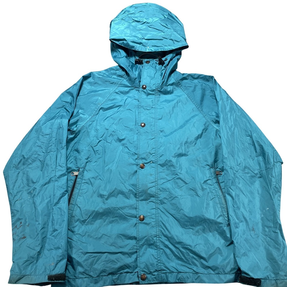 Vintage The North Face Windy Pass Gore-Tex Jacket Mens Small Blue Hooded USA
